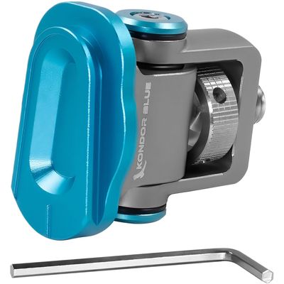 Kondor Blue Mini Lock QR Suport Rotativ pentru Monitor Inclinat cu Pin ARRI (Pan/Tilt) Space Grey