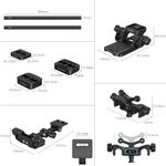 SmallRig4722KitSuportCamerasiObiectivpentruFotografieWildlifePlacaTouchGoS6kg