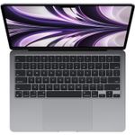 AppleMacBookAir13LaptopcuProcesorM28nucleeCPUsi8nucleeGPU16GBRAM256GBSSDSpaceGrey