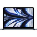 AppleMacBookAir13LaptopcuProcesorM28nucleeCPUsi8nucleeGPU16GBRAM256GBSSDMidnight