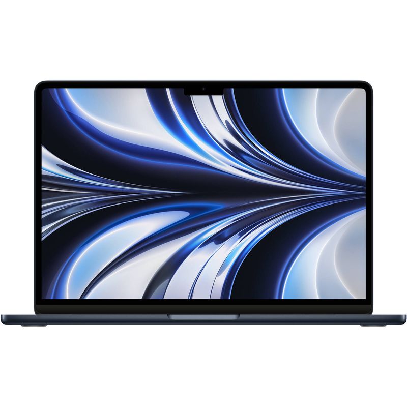 AppleMacBookAir13LaptopcuProcesorM28nucleeCPUsi8nucleeGPU16GBRAM256GBSSDMidnight