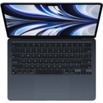 AppleMacBookAir13LaptopcuProcesorM28nucleeCPUsi8nucleeGPU16GBRAM256GBSSDMidnight