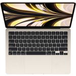 AppleMacBookAir13LaptopcuProcesorM28nucleeCPUsi8nucleeGPU16GBRAM256GBSSDStarlight