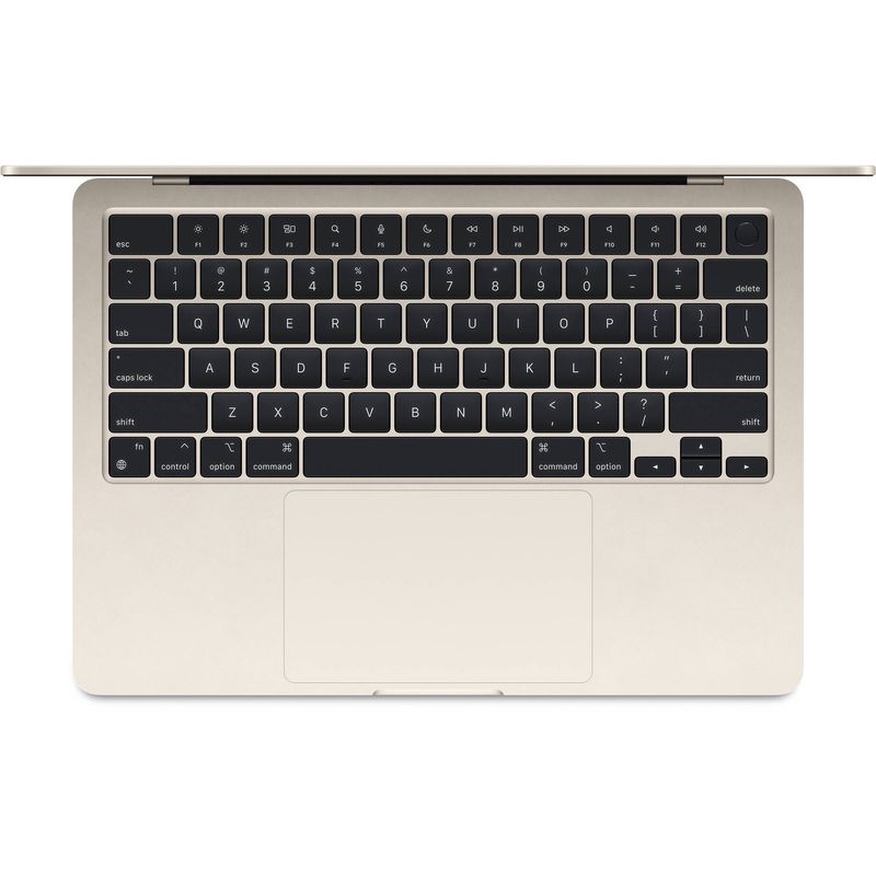 AppleMacBookAirLaptop13cuProcesorM38nucleeCPUsi8nucleeGPU16GBRAM256GBSSDStarlight