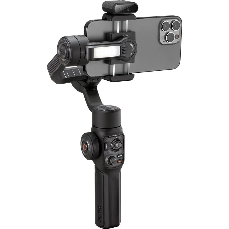 Zhiyun-Tech-Smooth-5S-AI-Combo-Stabilizator-Gimbal-pentru-Telefon-Gri.4