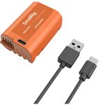 SmallRig4979AcumulatorReincarcabilcuUSBCpentruCamerelePanasonicDMWBLK22Portocaliu