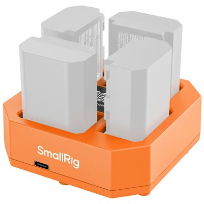 SmallRig 4839 Incarcator cu Patru Canale pentru Acumulatori Tip NP-FZ100