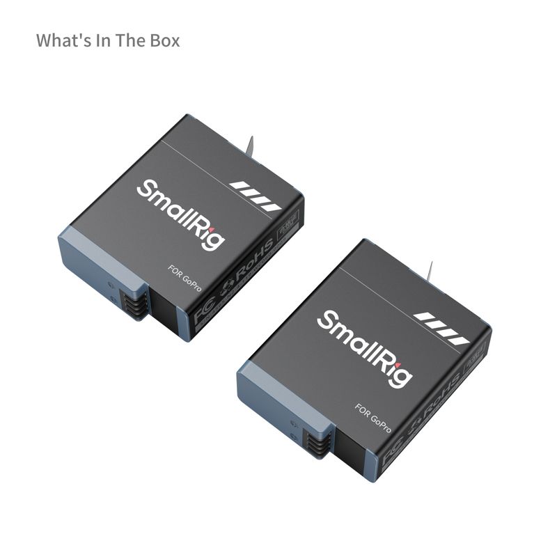 SmallRig4960Set2AcumulatoriReplacepentruCamereleGoProHero91011121720mAh