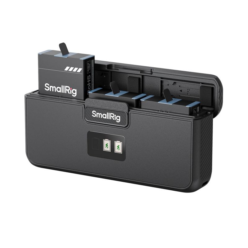 SmallRig-4565-Kit-3-Acumulatori-Replace-cu-Carcasa-Incarcare-pentru-Camerele-GoPro-Hero-9-10-11-12