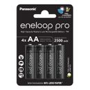 Panasonic Eneloop Pro Acumulatori NI-MH Tip R6 AA de 2500mAh Pachet 4 bucati