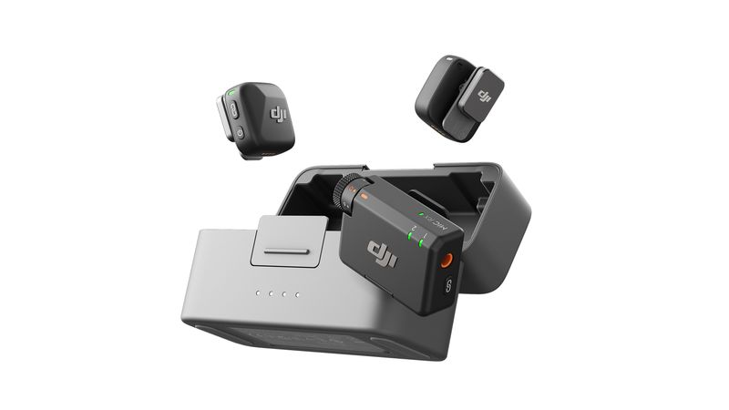 DJI Mic Mini Dual 2 TX + 1 RX cu Carcasa Incarcare-F64.ro - F64.ro