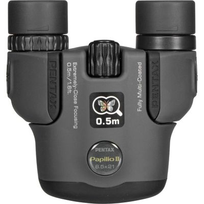 Pentax UP 8.5x21 Papillio II Binoclu Negru