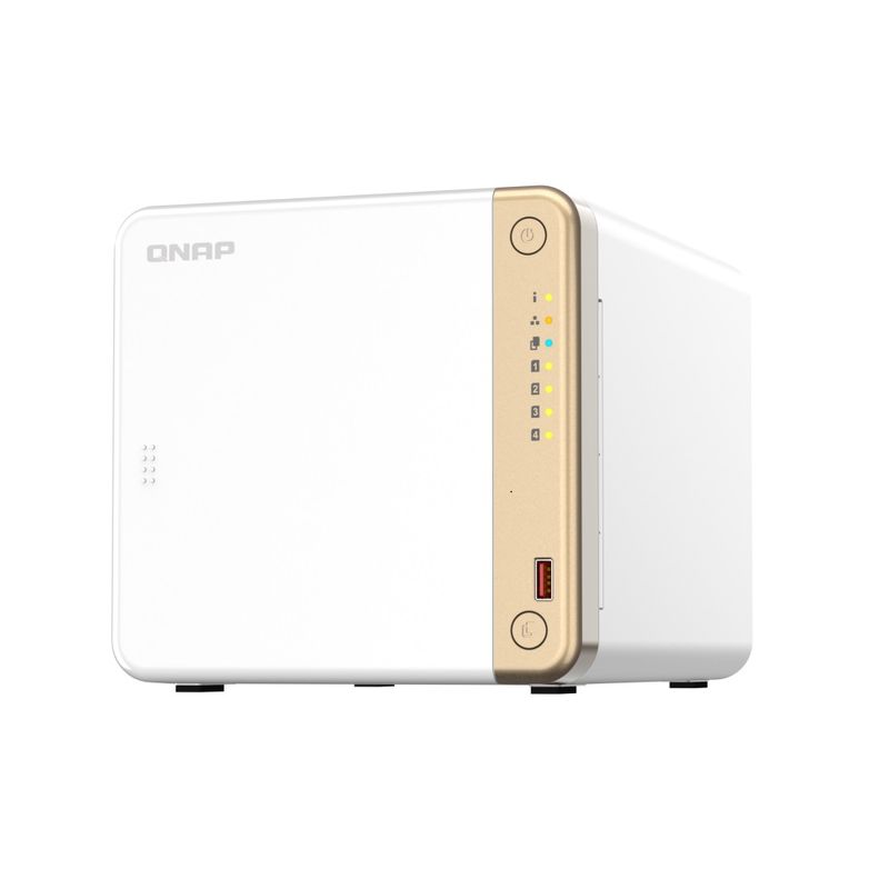 QNAPTS462NetworkAttachedStoragecuProcesorIntelCeleronN450529GHz4Bay4GBDDR4Port25GbE