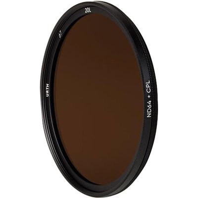 Urth Filtru Polarizare Circulara si ND64 Plus+ 67mm