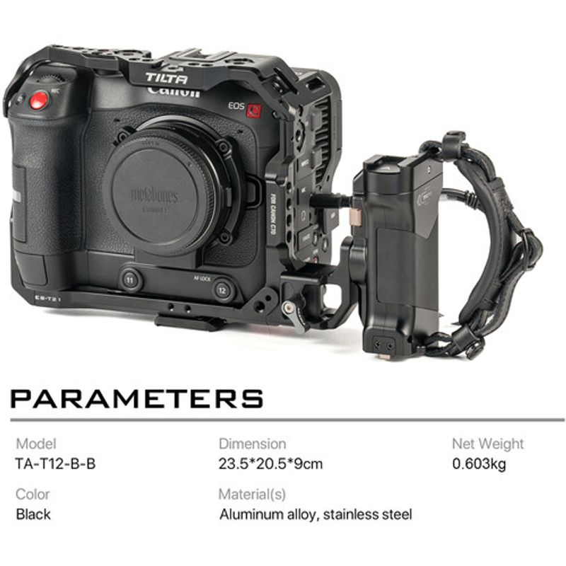 Tilta_Tiltaing_Cage_pentru_Canon_C70_Handheld_Kit_Negru_5