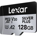 LexarProfesionalSilverPlusCarddeMemoriemicroSDXC128GBUHSIV30