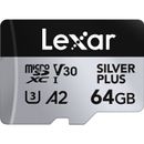 Lexar Profesional Silver Plus Card de Memorie microSDXC 64GB UHS-I V30