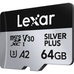 LexarProfesionalSilverPlusCarddeMemoriemicroSDXC64GBUHSIV30