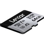 LexarProfesionalSilverPlusCarddeMemoriemicroSDXC64GBUHSIV30
