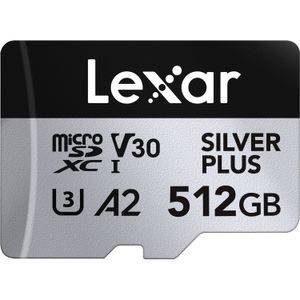 Lexar Profesional Silver Plus 1066x  Card de Memorie microSDXC 512GB UHS-I V30