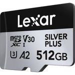 LexarProfesionalSilverPlus1066xCarddeMemoriemicroSDXC512GBUHSIV30