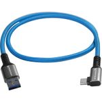 KondorBlueCabluUSBAlaUSBC30UnghiDreptHighSpeed3A60W5G