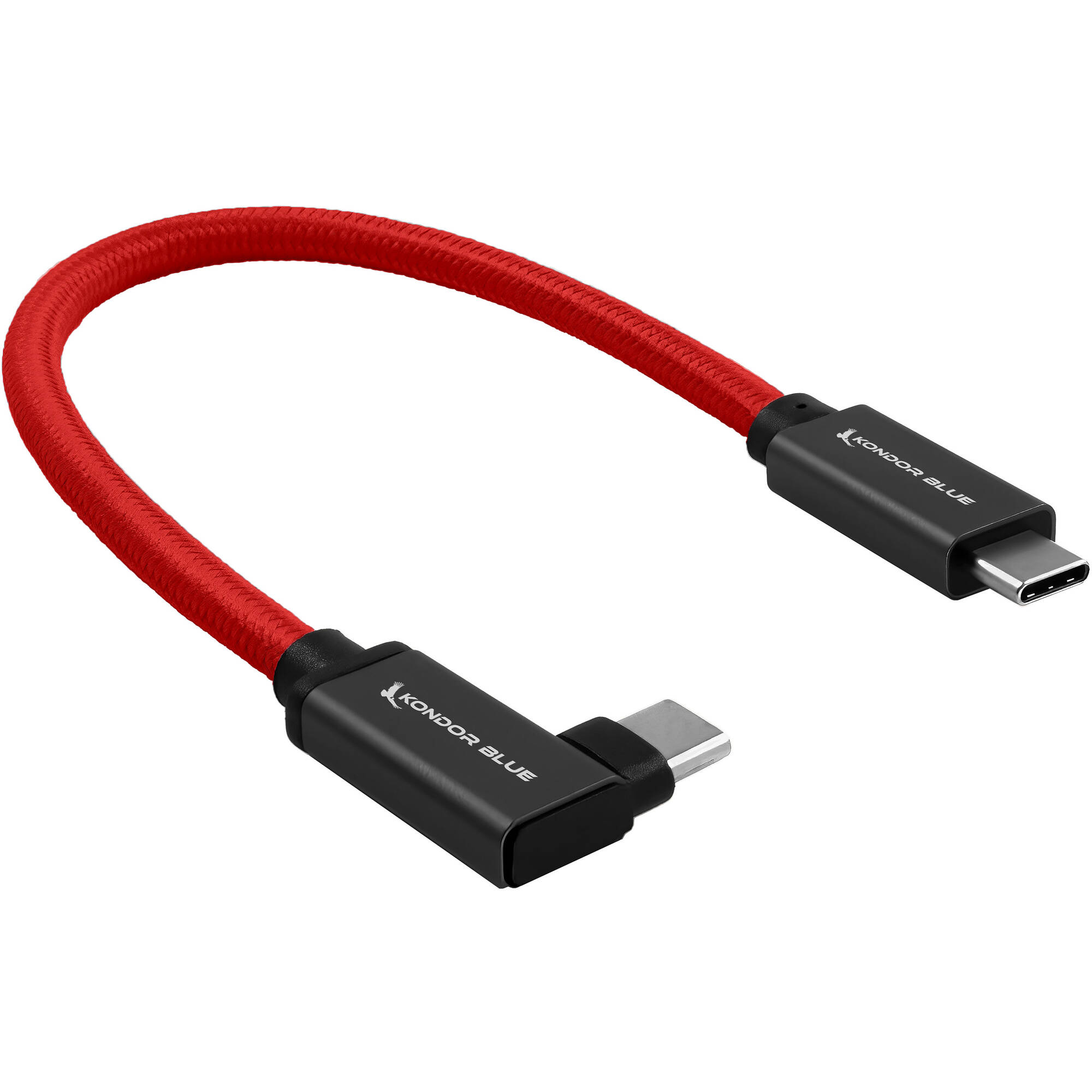 Kondor Blue Cablu Impletit USB-C pentru Date 8K Rosu