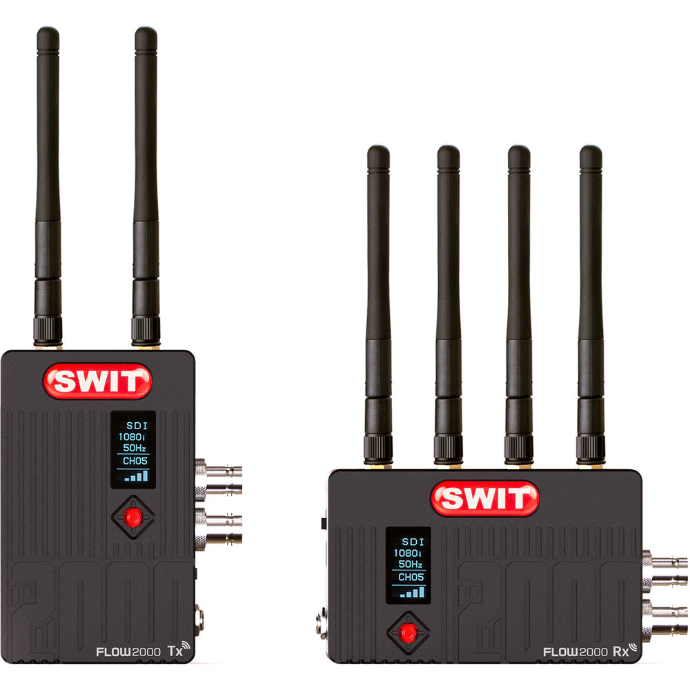 Swit FLOW2000 Sistem Video Wireless SDI/HDMI 1080p60 3G-SDI HDMI