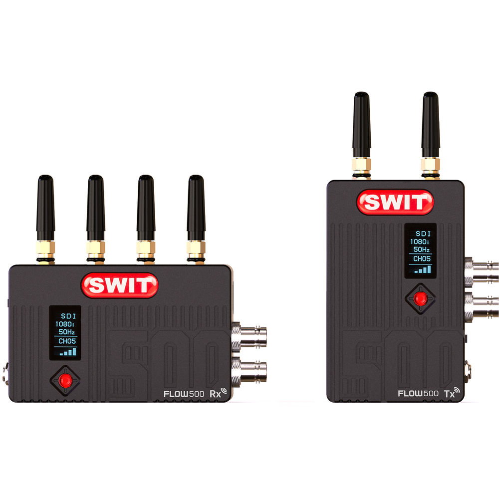 Swit FLOW500 Sistem Video Wireless SDI HDMI 1080p60 150m Tx Rx