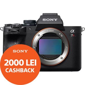 Sony A7R V Aparat Foto Mirrorless Full Frame 61MP AF in Timp Real 10cps 8K Body Negru