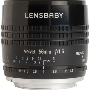 Resigilat: Lensbaby Velvet 56mm F1.6 SE Obiectiv Foto DSLR pentru Nikon F - RS125018050-1