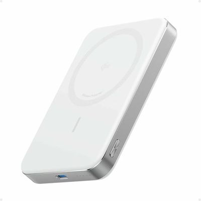 Anker Acumulator Extern Magnetic Wireless MagGo 10000 mAh Ultra-Slim Qi2 15W Alb