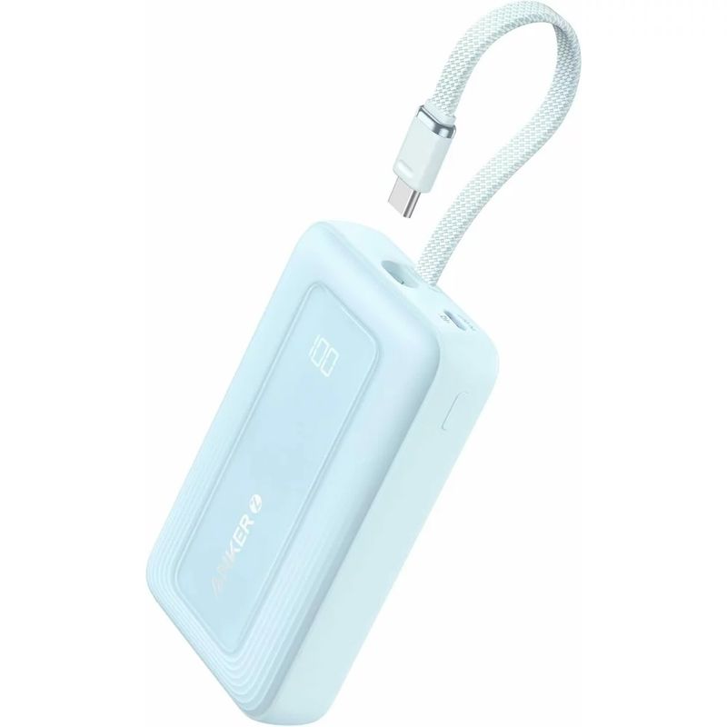Anker-Acumulator-Extern-20000-mAh-30W-Cablu-USB-C-Albastru