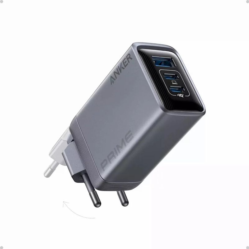 Anker-Prime-GaN-PPS-Incarcator-Retea-100W-Gri