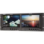 SwitM1093FMonitorLCDDual9FHDWaveformpentruMontareinRack