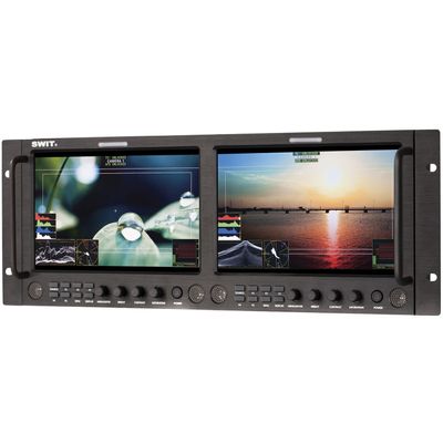 Swit M-1093F Monitor LCD Dual 9" FHD Waveform pentru Montare în Rack