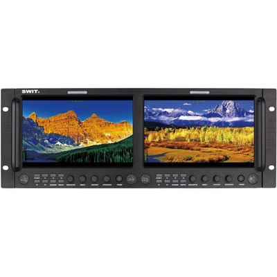 Swit M-1093H Monitor LCD Dual 9"FHD pentru Montare în Rack