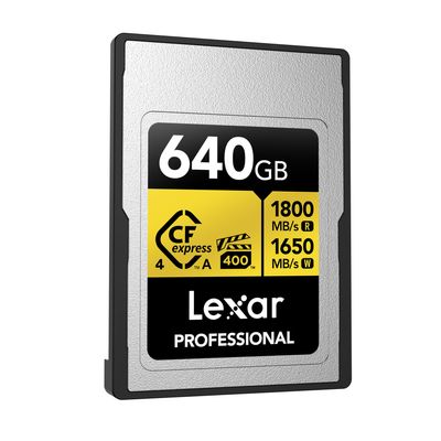 Lexar Pro Gold Card de Memorie CFexpress Tip A 4.0 640GB