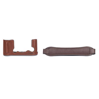 SmallRig 4710 Kit Half Case din Piele pentru Fujifilm X-T50 Maro