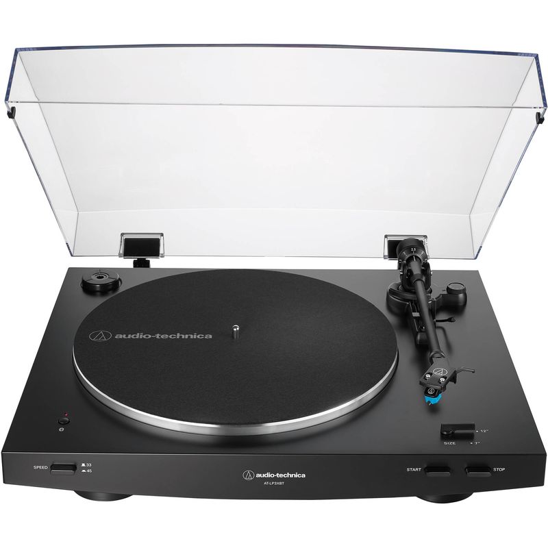 Audio-Technica-AT-LP3XBTBK-Pickup-Automat-Analog-Bluetooth-Negru