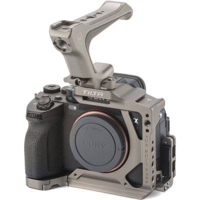 Tilta Kit Lightweight Half Cage pentru Sony a7R V Titanium Gri