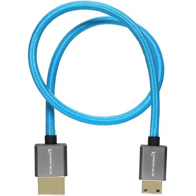 Kondor Blue Cablu Mini HDMI la Full HDMI Impletit 40,6 cm Kondor Blue