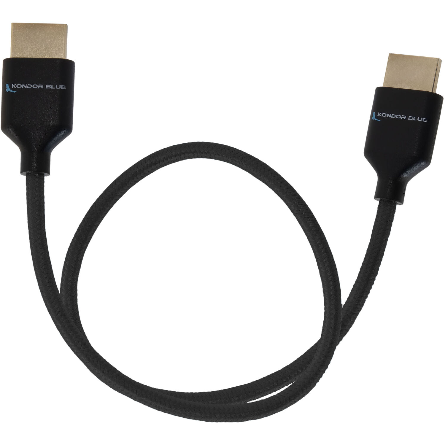 Kondor Blue Cablu Impletit 8K HDMI 2.1 43,2 cm Raven Black