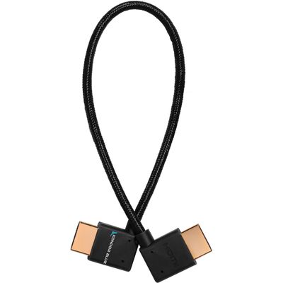 Kondor Blue Cablu HDMI Unghi Drept la HDMI Unghi Drept 28cm Raven Black