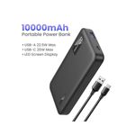 UgreenBaterieExterna10000mAhUSBCUSBA20WNegru