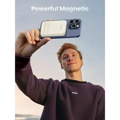 Ugreen Magnetic Baterie Externa 10.000 mAh Wireless PD 20W USB-C Bej