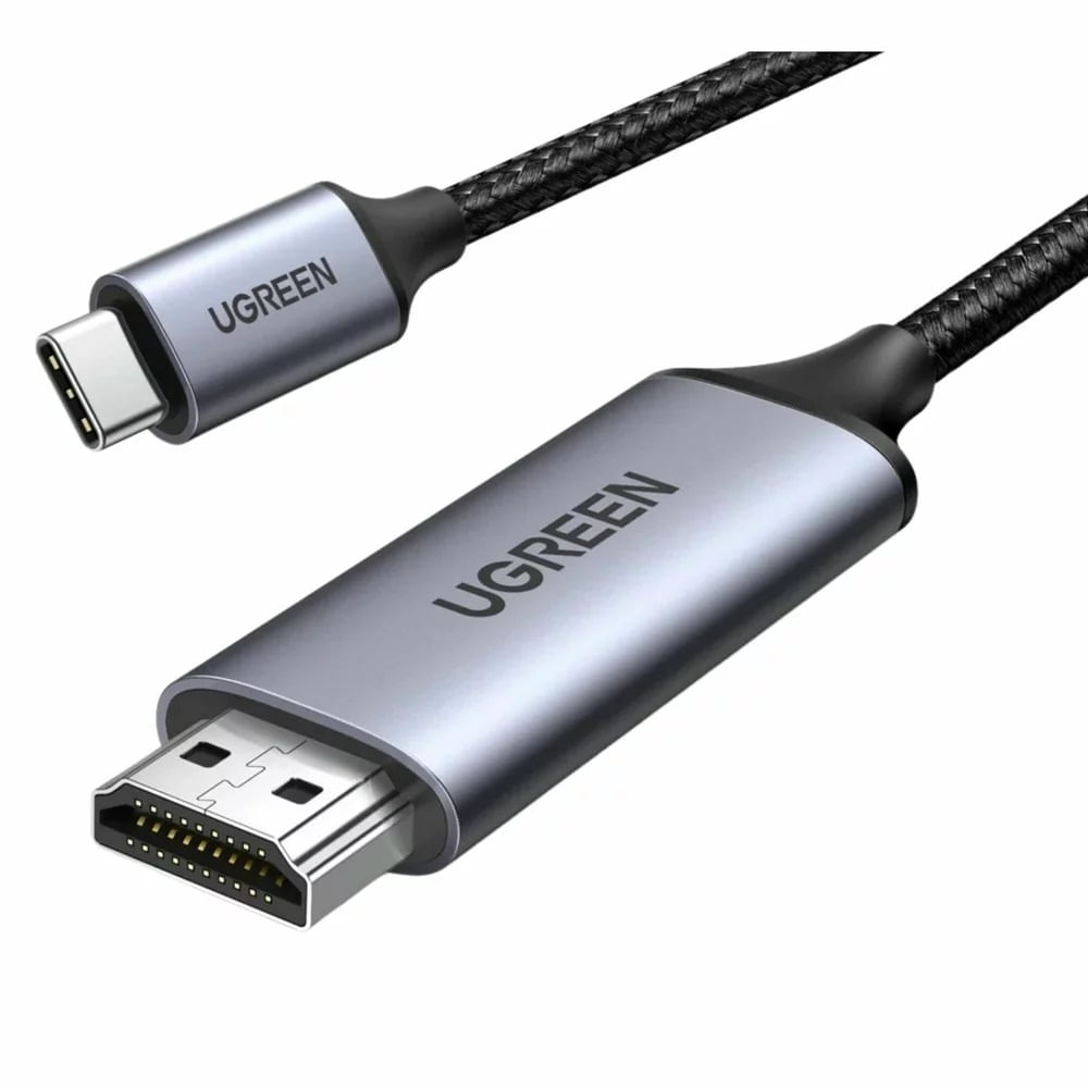 Ugreen Cablu USB-C la HDMI 4K@50Hz Thunderbolt 1.5 m Gri/Negru