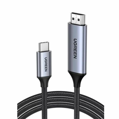 Ugreen Cablu USB-C la HDMI 4K@50Hz Thunderbolt 1.5 m Gri/Negru