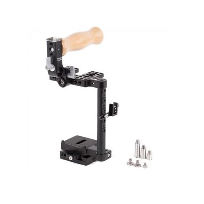 Wooden Camera Unified DSLR Cage (Medium) cu Maner din Lemn