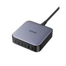 Ugreen Statie de Incarcare 200W GaN 4x USB-C, 2x USB-A Cablu USB-C Gri